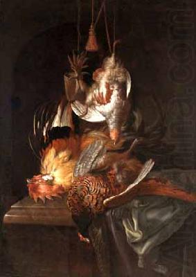 Hunting trophies, Willem van Aelst